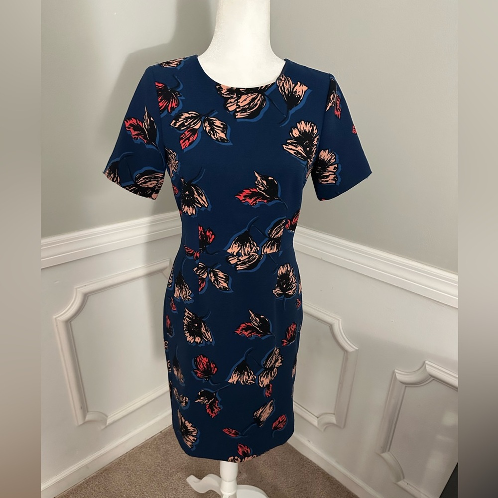 J Crew Floral Sheath Dress